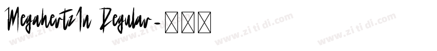 MegahertzIn Regular字体转换